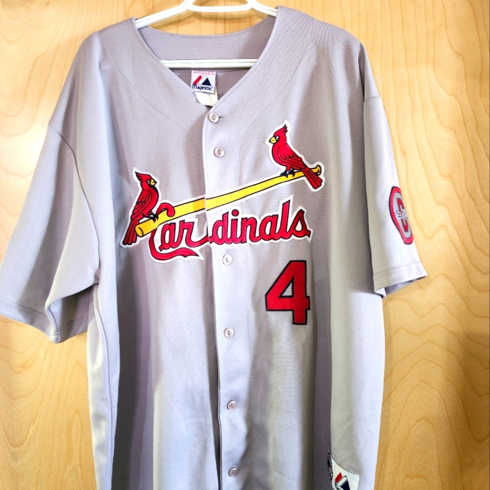 Vintage St. Louis Cardinals Majestic Jersey, Molina #4, XXL